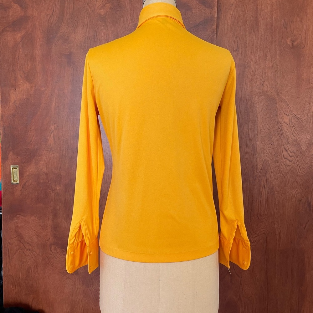 1970s Sears Perma Prest Button-Down Shirt Small, True Vintage - Picture 3 of 9